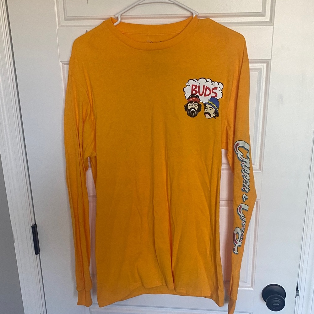 Buds Graphic Long-Sleeve Tee - Yellow